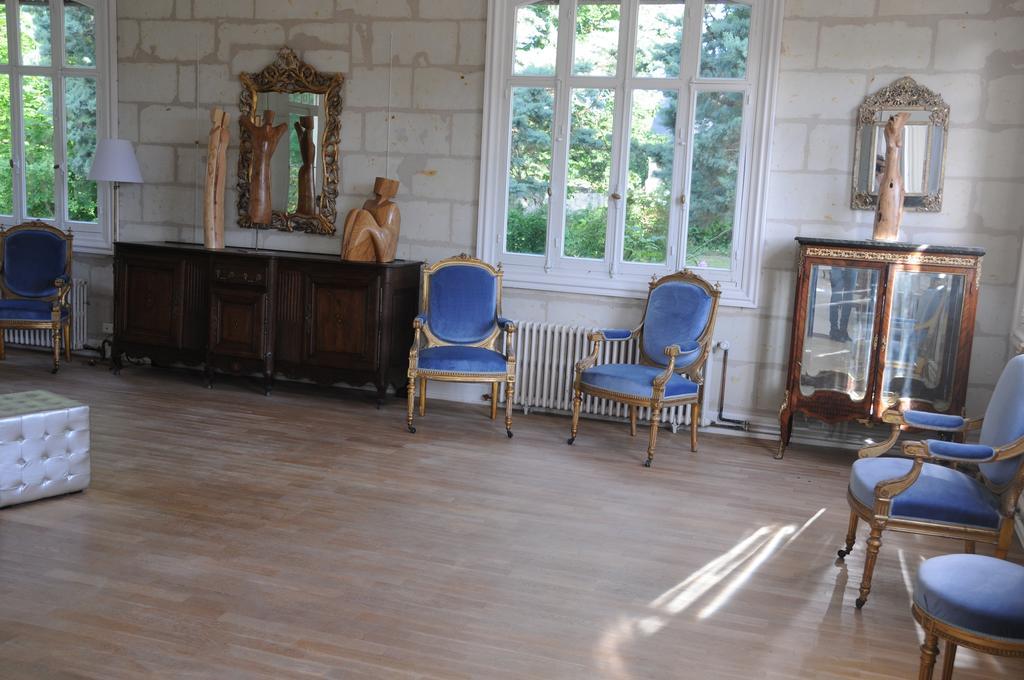 Chateau De La Chaussee Panzió Brain-sur-Allonnes Kültér fotó